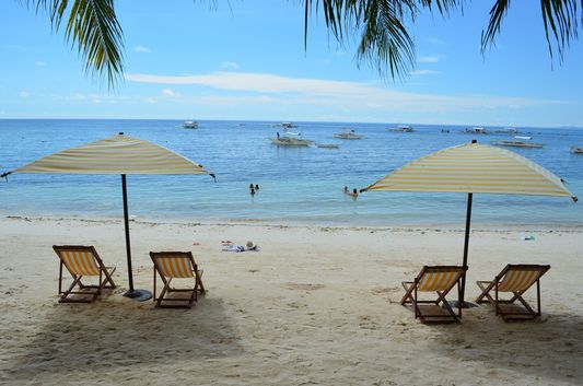 Alona beach in Bohol