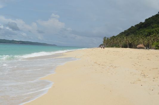 Puka beach in Boracay