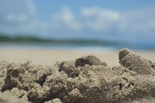 white sand beaches