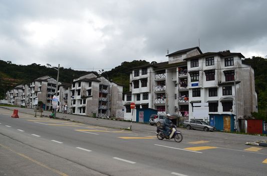hitchhiking in Cameron Highlands