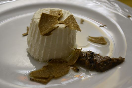 goat cheese with truffles