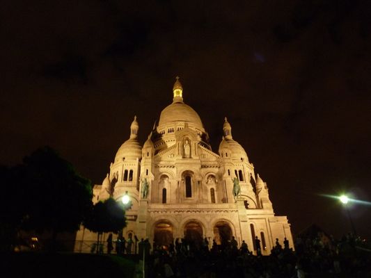 Montmartre at night