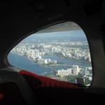 San Juan view from airplane