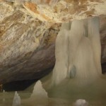 Dobsinska ice cave in Slovakia