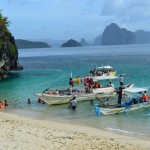 Seven Commandos Island in Palawan in the Philippines